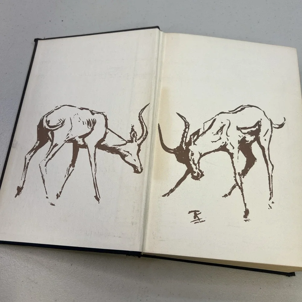 VTG‎ Horn of the Hunter by Robert C. Ruark, 1953 Collectible Illustrated Africa